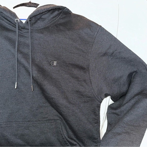 Champion Men's Powerblend Pullover Hoodie, Iconic 'C' Logo - Picture 8 of 12